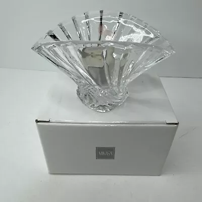 Mikasa Flores Votive Tea Light Candle Holder Clear With Candle • $10.20