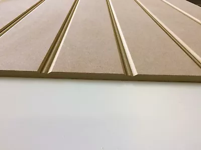 BUTT AND BEAD GROOVED / T & G / Tongue & Groove EFFECT MDF Panels 9MM Thick • £10