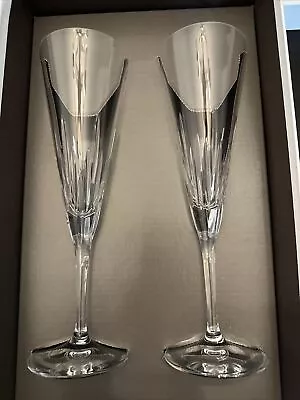 Vera Wang / Wedgwood Crystal WITH LOVE Champagne Flute (S) - NEW! • $14