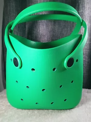 Rubber Silicone Summer Beach Tote Bag With Holes Green • $24