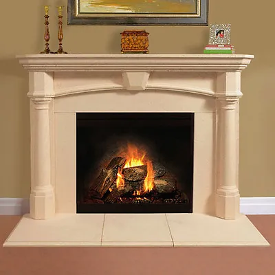 Fireplace Mantel (mantle) Surround Shelf Cast Stone Non-combustible • $899