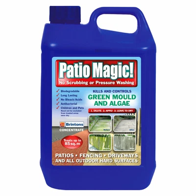 £12.99 • Buy Brintons Patio Magic 2.5L Concentrate Disinfectant Green Mould Algae Cleaner