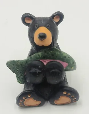 $14.99 • Buy Bearfoots Bears By Jeff Fleming  Bear With Fish  Big Sky Carvers 2014 2.5 Inches
