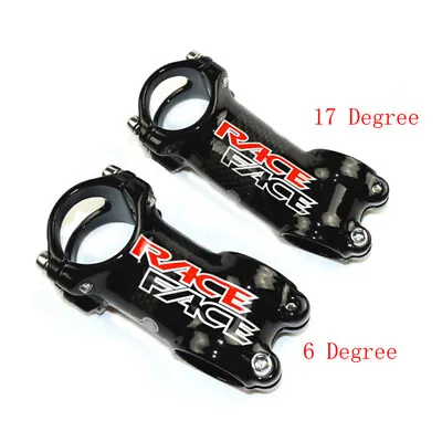 RACE FACE Next Alloy&Carbon Fiber Stem 6/17 Degree Bicycle Stand F Road/MTB Bike • $19.99