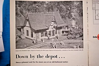 Down By The Depot... - Plans Clipped From An Old Model Railroader • $2