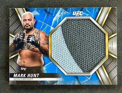 2019 Topps UFC Knockout Jumbo Fight Mat Relics Blue /50 Mark Hunt #JFMR-MH • $34.99