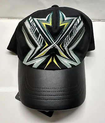 NEW MCM Logo Baseball Cap Hat Leather Bill Black FREE Shipping • $69.99