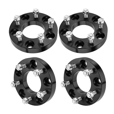 4P 5x5 to 5x4.5 Wheel Spacers 1 25mm Adapter 12x1.5 For Chevy Caprice Impala