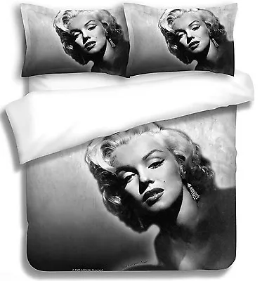 Marilyn Monroe Nior Duvet Doona Quilt Cover Set | Hollywood Stars • $64.90