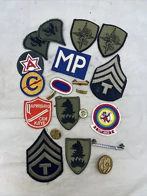 Mixed Military Patch / Pin Lot (U798 • $10