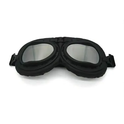 Vintage Motorcycle Goggles Eyewear Cruiser Aviator Pilot Retro Motorcross Biker • $17.05