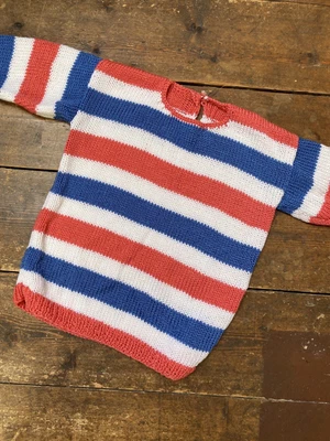 £4 • Buy Baby Girls Hand Knitted Jumper Dress Age 12-18 Months