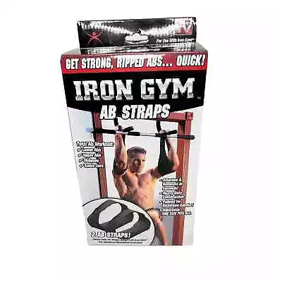 Iron Gym Ab Arm Straps Get Strong Ripped 2 Abs Strap New In Box Home Gym • $11.99