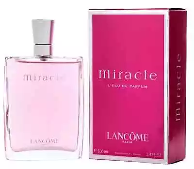 Miracle Perfume By Lancome 3.4 Oz. L'eau De Parfum Spray For Women. New In Box • $35