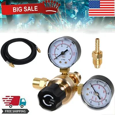 Argon CO2 For Lincoln Mig Tig Flow Meter Welding Regulator Welder Gauge Hose New • $40