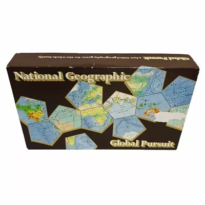 Vintage National Geographic Global Pursuit Game Board Game 1987 Complete • $8.99