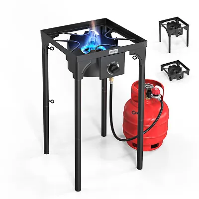 ROVSUN 100000BTU Outdoor Camping Stove Propane Burner Portable Gas Cooker • $69.99