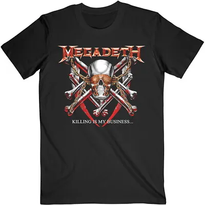 Megadeth Killing Is My Business Black T-Shirt NEW OFFICIAL • £16.39