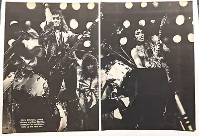 Kiss Live / Eric Carr / Vinnie Vincent / 1983 Magazine Centerfold Pinup Poster • $14.99