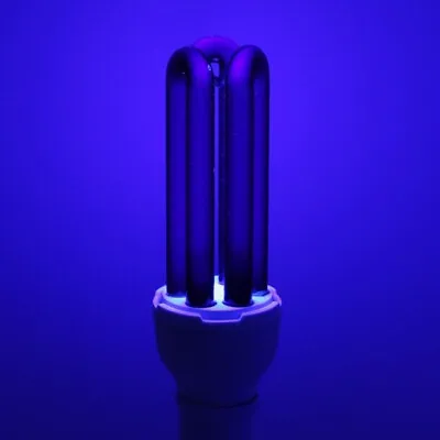 40W E27 UV Ultraviolet Light Bulb Fluorescent Black Light CFL Lamp Paranormal UK • £21.84