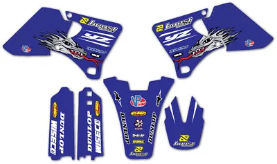 Yamaha Of Troy Graphics Kit Yz250f Yz426f 2000 2001 2002 Motocross Decals • $58.25