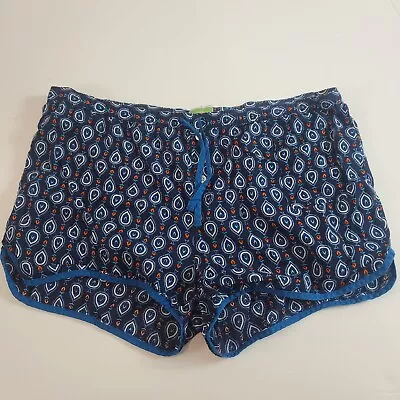 Vera Bradley Women Lounge Shorts Blue Spade XL Blue • $8.83