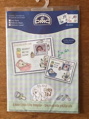 Creative World SMC Counted Cross Stitch Kit-  My First Lickle Ted - Sealed • £7