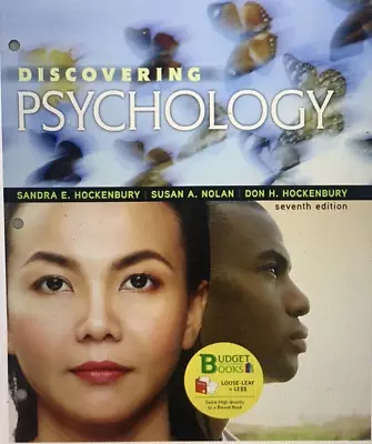Discovering Psychology Loose-leaf Version Sandra E. Hockenbury New/Sealed • $10.97
