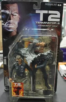 McFarlane Movie Maniacs T2 Judgment Day Terminator 2 T-1000 Action Figure Unopen • $14.99