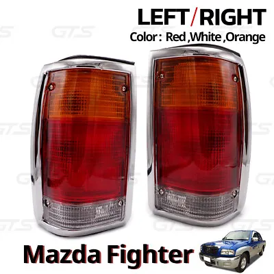 Rear Tail Lights Lamps Chrome For Mazda Magnum B2500 2000 2200 2600 1985 1998 • $80.56