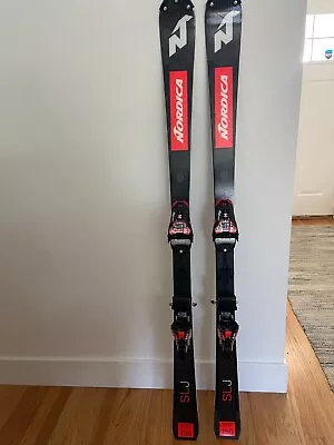 TWO PAIR 2021 Nordica 150 Dobermann SLJ Skis With Marker XComp 12 / 10 Bindings • $745