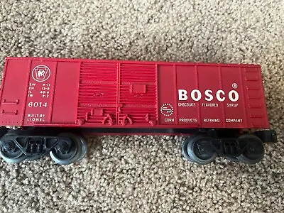 O Scale Lionel Vintage Original 6014 Red Bosco Boxcar • $15.95