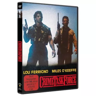 Crime Task Force - Uncut Version (DVD) Lou Ferrigno Miles O'Keeffe Mitzi Kapture • $27.51