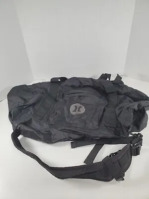 Hurley Wet / Dry Large Backpack Duffle Bag Black EUC • $75