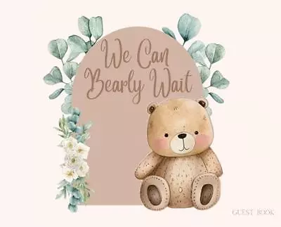 Bear Baby Shower Hardback Guest Book (landscape) By Lulu And Bell Hardcover Book • £33.99
