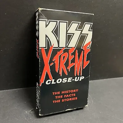 KISS X-Treme Close-Up VHS TAPE Gene Simmons ACE FREHLEY Paul Stanley 1992 • $6