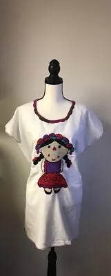 Mexican Blouse For Women Embroidered Size XL • $17.99