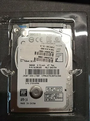 Hgst 500GB 7mm 2.5  Hard Drive From  Mac Mini • $14.99