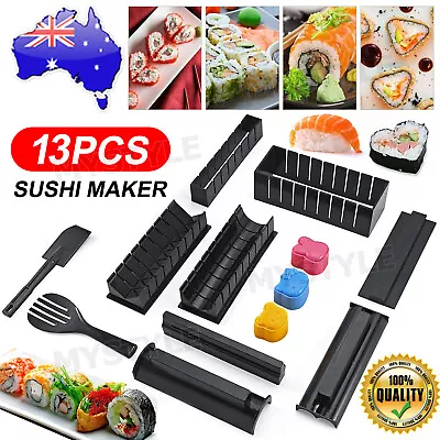 $15.85 • Buy 13pcs Sushi Roll Maker Making Kit Rice Mold Mould Model Kitchen Tools DIY Set