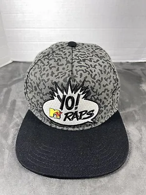 Gray Animal Leopard Print YO! MTV RAPS Hat Cap 2017 Snapback Music Flat Bill • $20.50