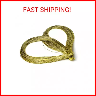 Bastex Metallic Gold String 656 Feet (218 Yards). Gold Cord For Jewelry Thread  • $12.81