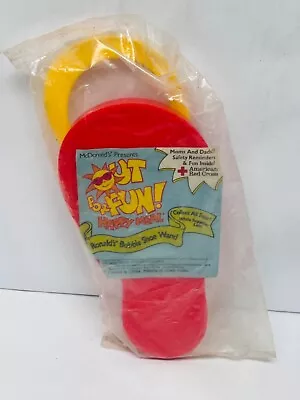 McDonald's Out For Fun Happy Meal Toy 1992 Ronald's Bubble Shoe Wand BIN 15 • $11.95