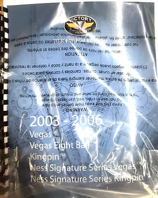 03-06 Victory Kingpin Vegas 8-Ball Ness-Vegas Ness-Kingpin Service Manual BOUND • $55