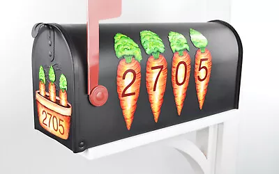 Mailbox Magnet Partial Cover Carrots Plain Or With Address Nbrs • $8.95