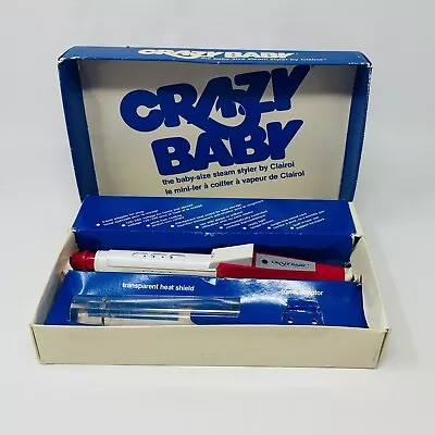 Vtg 1976 Clairol Crazy Baby Steam Styler Hair Curling Iro No Adapter • $27.79