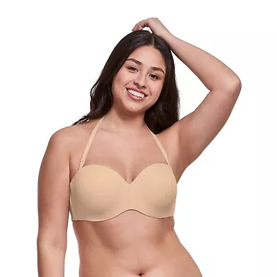 Maidenform Sweet Nothings Full Coverage Strapless Bra 5 Way Strap 36DD No Slip • $16.97