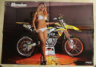 Transworld Motocross Magazine POSTER 14 X20  Dirt Bike Moto Suzuki RMZ 250 - 450 • $20