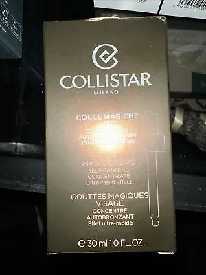 30ml Collistar Face Magic Drops Self Tanning Concentrate With Caster Oil & Aloe • £14.99