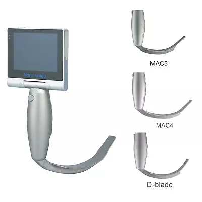 Touchscreen Video Laryngoscope With  Reusable Blades (MAC3/MAC4/D-blade) • $659