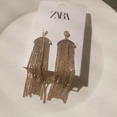 New Zara Tassels Drop Dangle Statement Earrings Long Gift Fashion Women Jewelry • $9.99